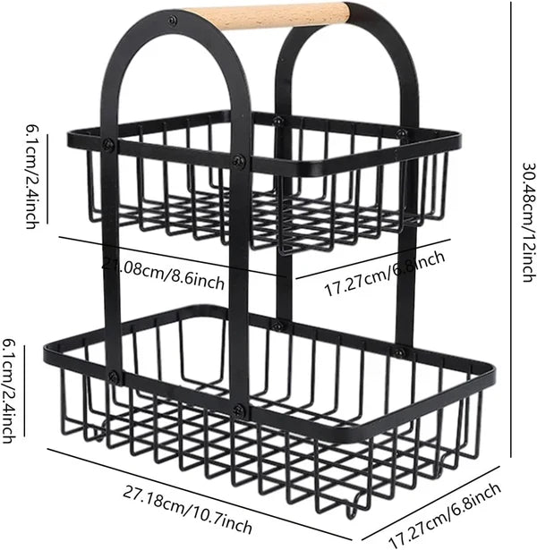 Countertop Fruit Basket Vegetable Organizer Basket For Kitchen Counter top