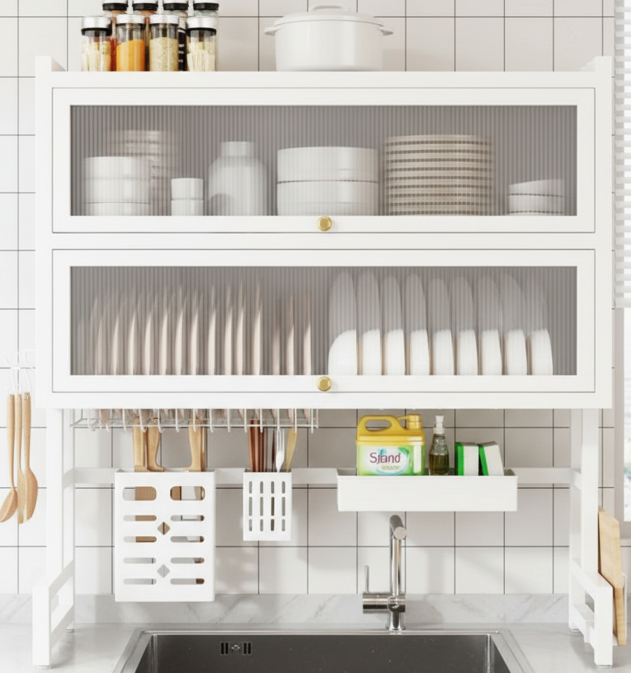 Double Cabin Over the Sink Rack