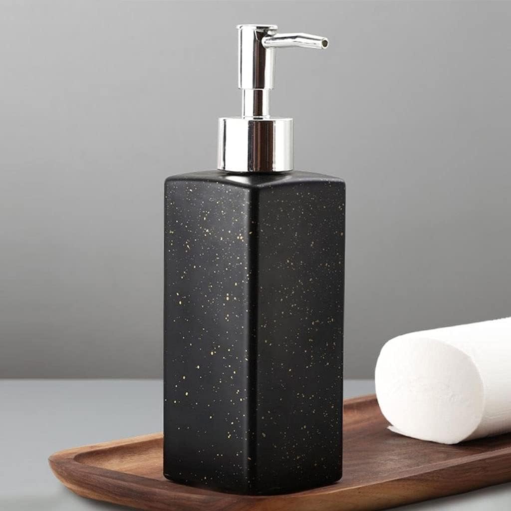 350ml Glass Hand Soap Dispenser, Shower Soap Dispenser Bottle with Pump