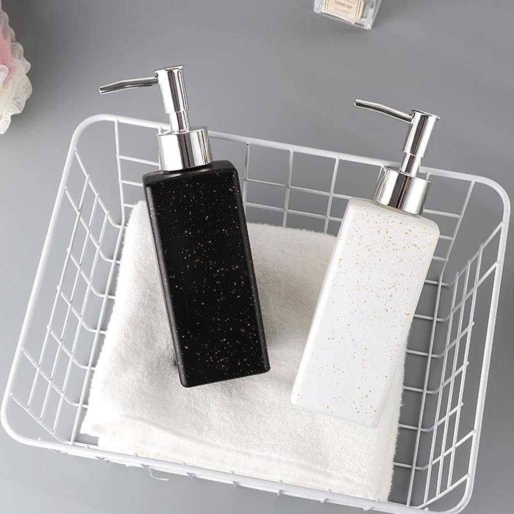 350ml Glass Hand Soap Dispenser, Shower Soap Dispenser Bottle with Pump