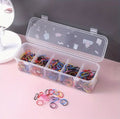 1pc Household Hair Accessories Storage Box, Five Compartment Storage Box For Storing
