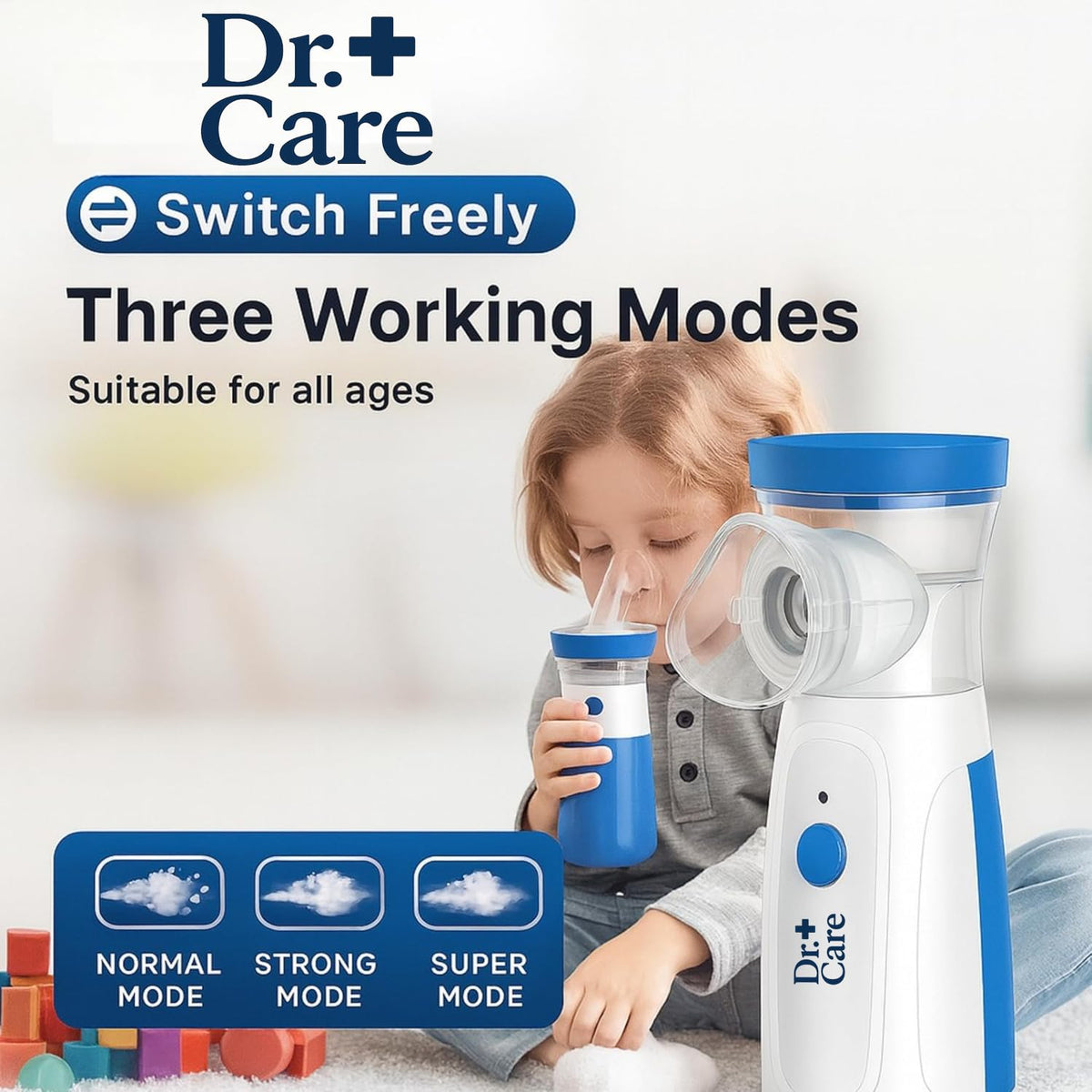 Mesh Nebulizer Kit for Respiratory Care for Adults and Kids