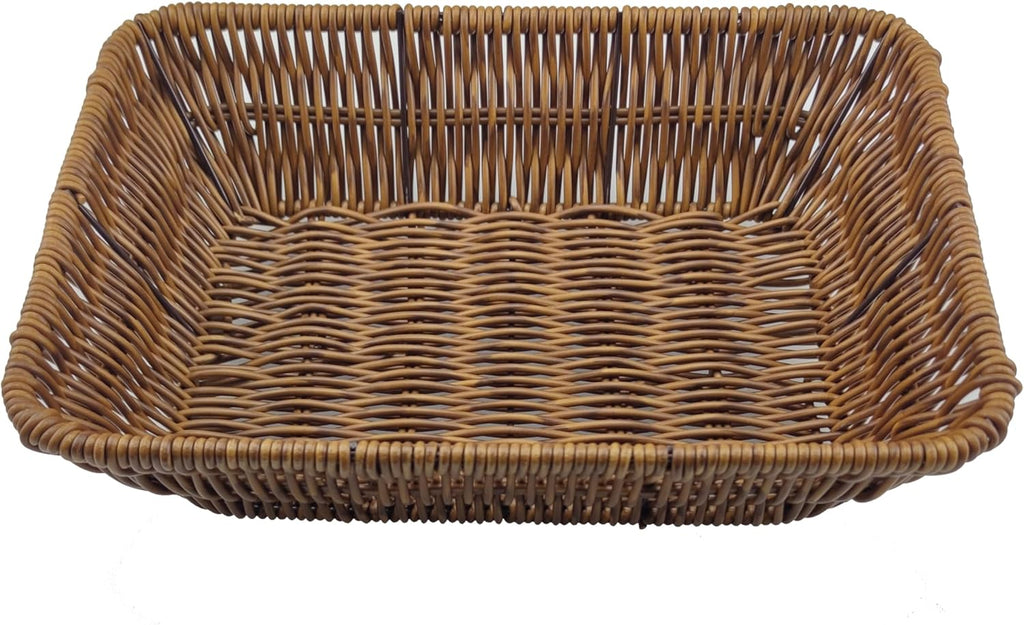 Bread Baskets, Tabletop Food Serving Baskets, Handwoven Storage Basket Bin, Fruit Vegetables cosmetics Basket for Home