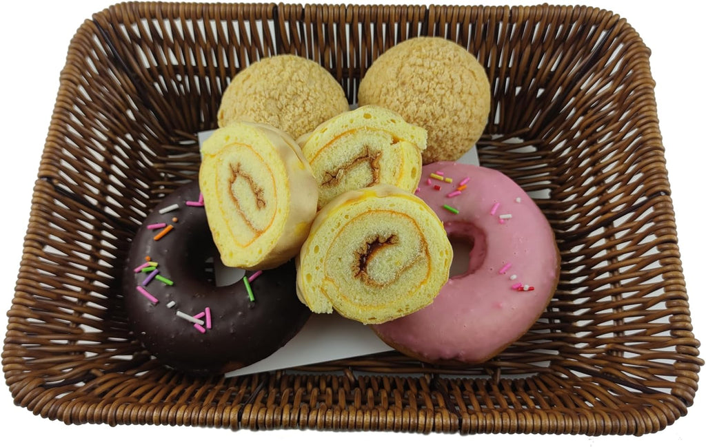 Bread Baskets, Tabletop Food Serving Baskets, Handwoven Storage Basket Bin, Fruit Vegetables cosmetics Basket for Home