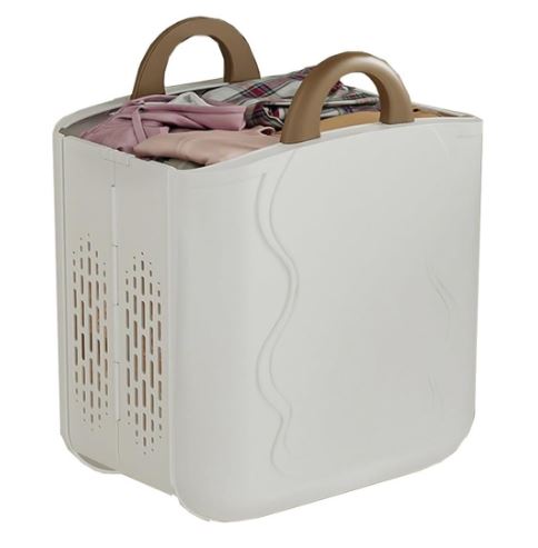 Hanging Laundry Hamper With Carry Handle, Foldable Plastic Laundry Baskets, Wall Hanging Storage Basket