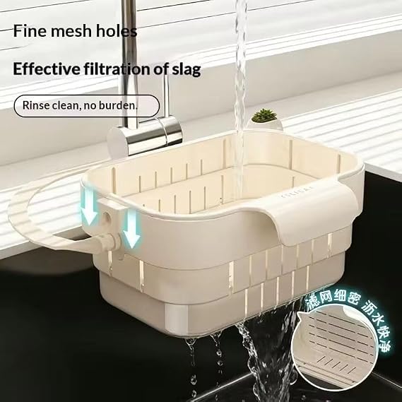 Hanging Sink Drain Basket for Kitchen | Kitchen Sink Drain Basket | Sink Basket Strainer | Sink Drainer