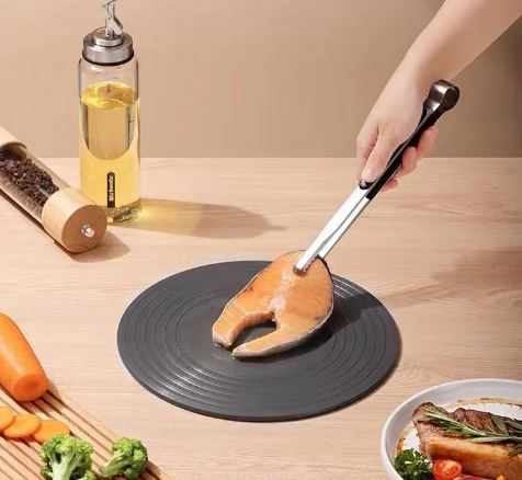 1pc Multifunctional Metal Gas Stove Heat Diffuser Mat, Kitchenware for Gas and Electric Stoves