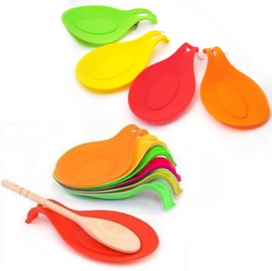 Heat Resistant Spoon Rest – Plastic Kitchen Utensil Holder for Spatulas, Ladles & Cooking Spoons
