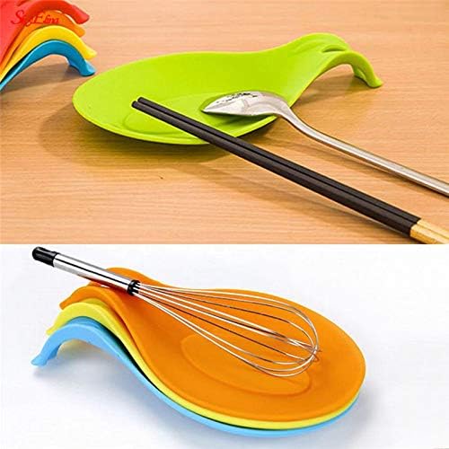 Heat Resistant Spoon Rest – Plastic Kitchen Utensil Holder for Spatulas, Ladles & Cooking Spoons