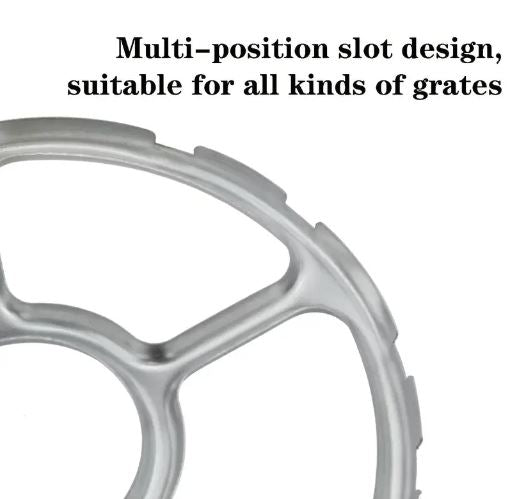 1pc Heavy-Duty Metal Gas Stove Burner Grate - Anti-Slip, Multi-Claw Design, Durable Kitchen Essential, Stove Top Protectors