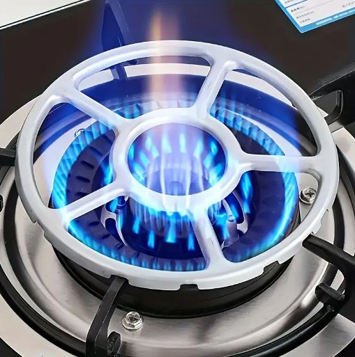 1pc Heavy-Duty Metal Gas Stove Burner Grate - Anti-Slip, Multi-Claw Design, Durable Kitchen Essential, Stove Top Protectors