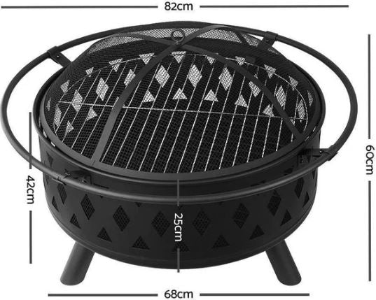 Heavy-Duty Outdoor Round Fire Pit