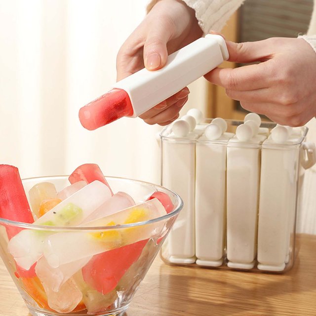 Long Ice Bar Mold, Reusable Silicone Elongated Container, Ice Pop Mold