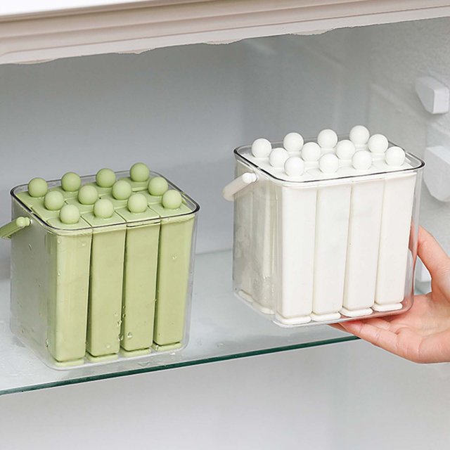 Long Ice Bar Mold, Reusable Silicone Elongated Container, Ice Pop Mold