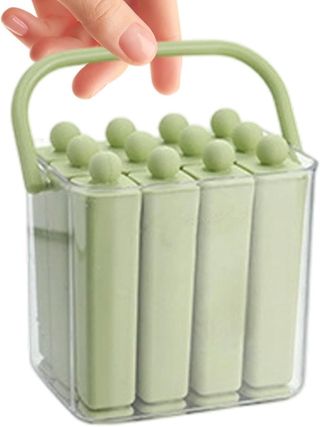 Long Ice Bar Mold, Reusable Silicone Elongated Container, Ice Pop Mold