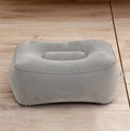 Inflatable Foot Rest Pillow, Portable Footrest Cushion for Travel, Car, Office Napping - Relaxation Foot Stool
