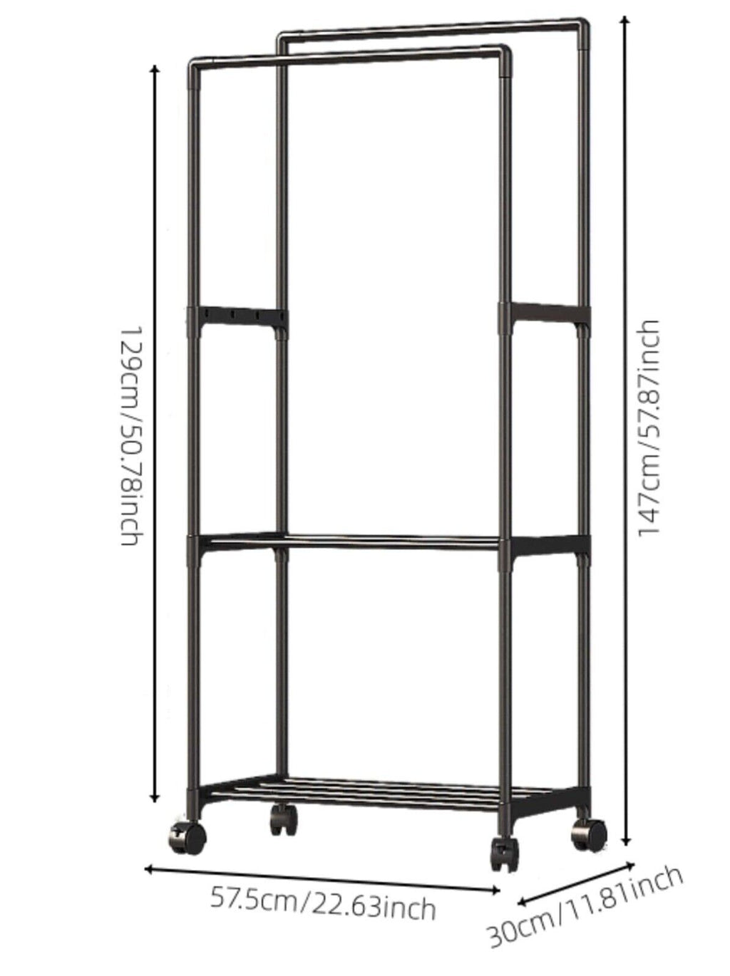 Iron Clothes Drying Rack, Multifunction Clothes Drying Rack