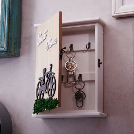 Wooden Wall Hanging Key Box