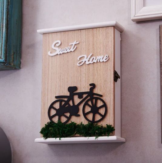 Wooden Wall Hanging Key Box