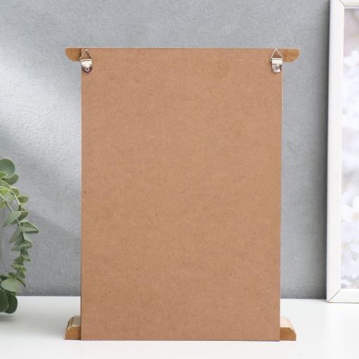 Wooden 6 Hooks Key Holder Box