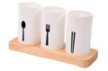 Kitchen Utensil Caddy, Countertop Kitchen Utensil Organizer Flatware Caddy for Knives/Forks/Spoons/Chopsticks