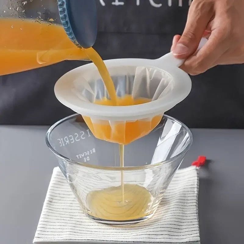 Kitchen Ultra-Fine Nylon Mesh Strainer, Multifunctional Nylon Mesh Filter