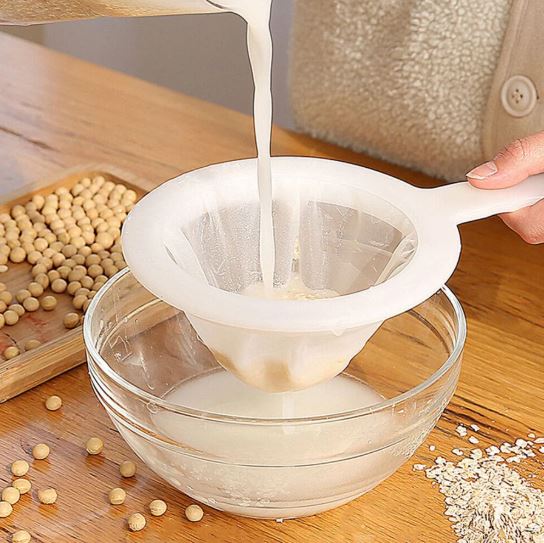 Kitchen Ultra-Fine Nylon Mesh Strainer, Multifunctional Nylon Mesh Filter