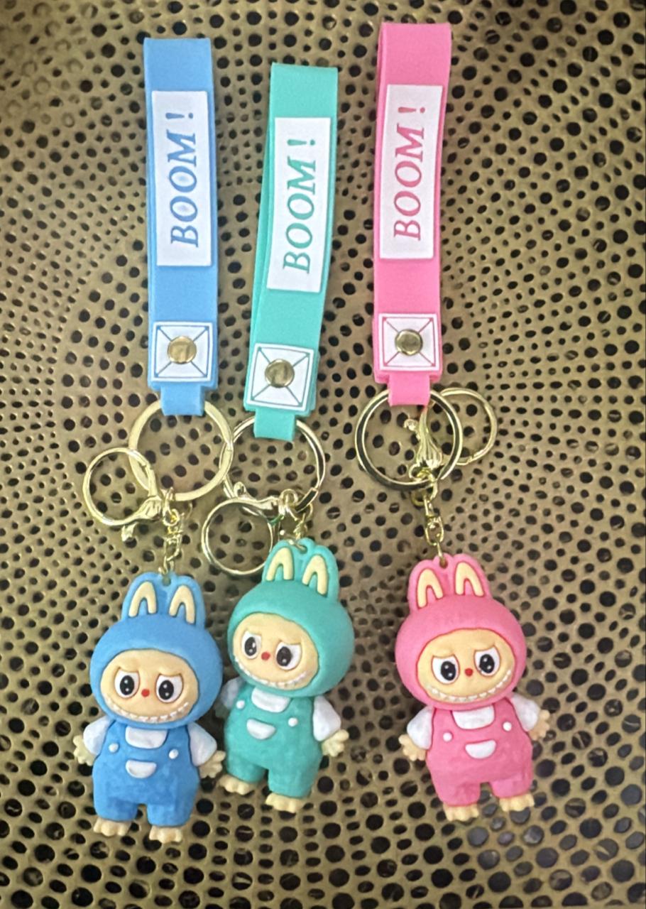 1Pc LaBubu Boom Key Chain