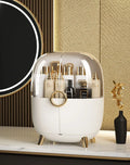 Light Luxury Modern Cosmetic Organizer, Skin Care Lipstick Makeup Brush Jewelry Storage Box