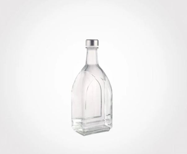 Limon Glass Water Bottle with Steel Lid 1.1 L (Rectangle)