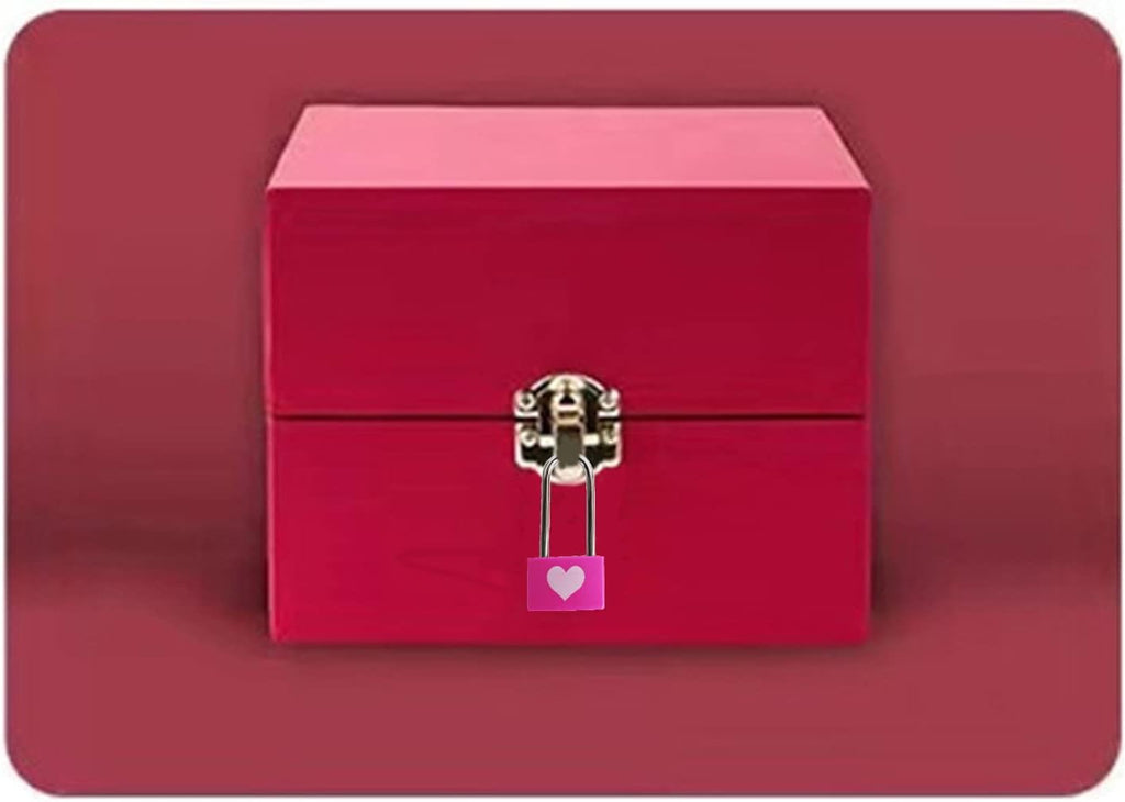 1Pc Suitcase Locker Travel Anti-Theft Padlock, Long Handle Love Lock