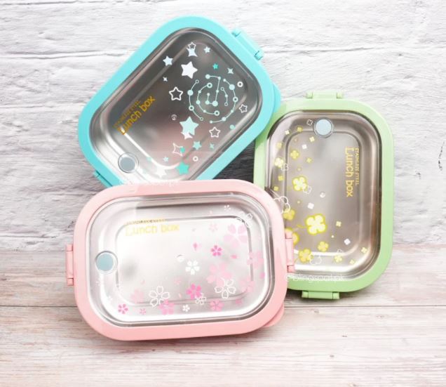 Stainless Steel Single Layer Bento Lunch Box