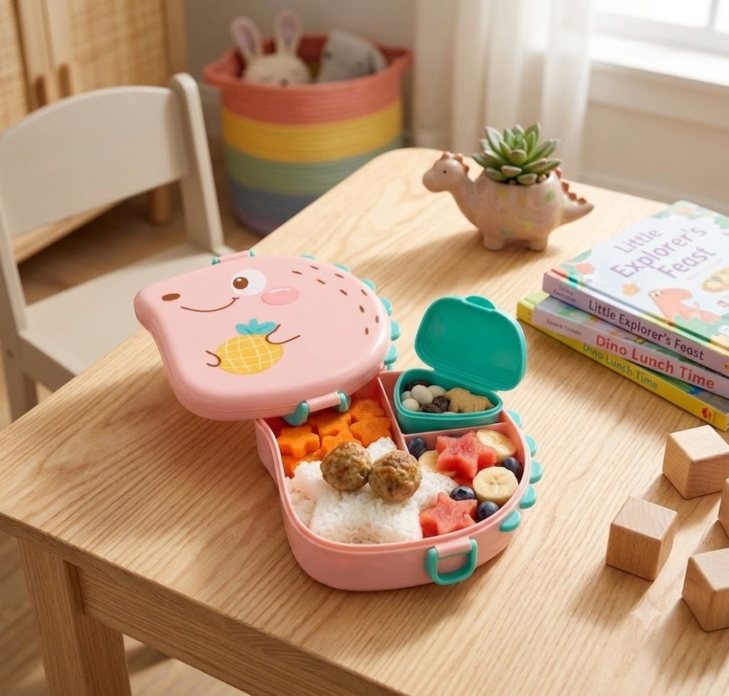 Hedgehog Shape Stainless Steel Leak-Proof Tiffin Box for Kids, Premium School and Picnic Lunch Box