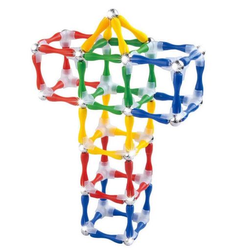 Magnetic Construction Toy – 124 pcs