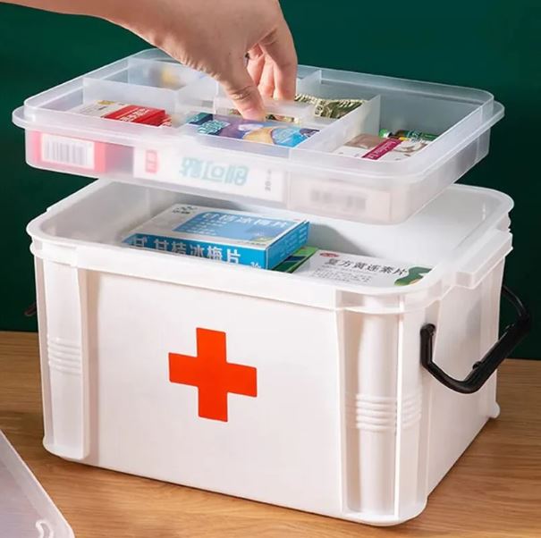 First Aid Kit Medicine Storage Box