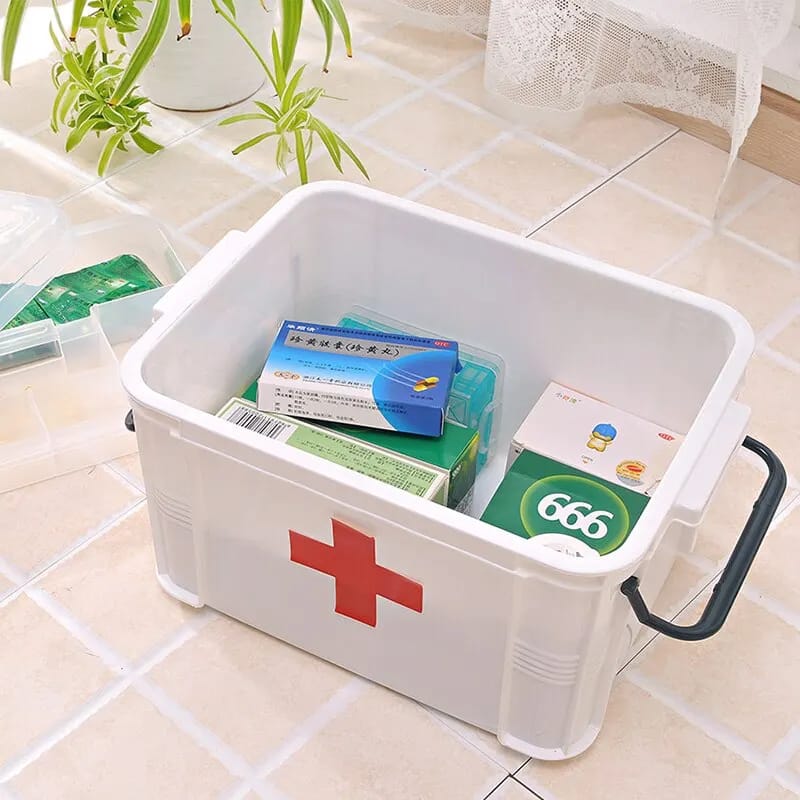 First Aid Kit Medicine Storage Box