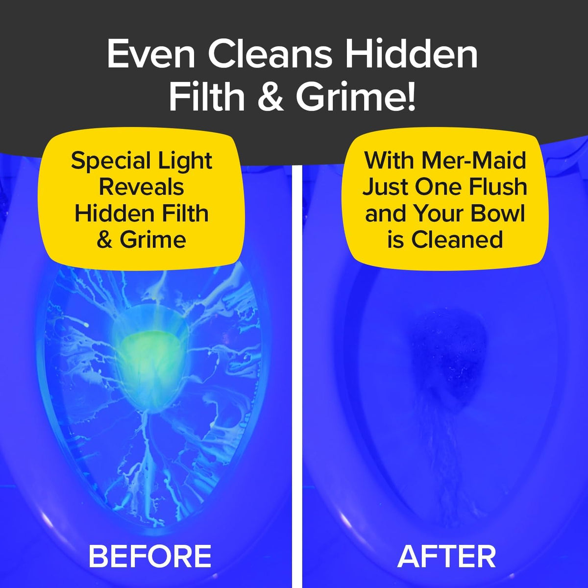 1PC Mer-Maid Automatic Toilet Bowl Cleaner