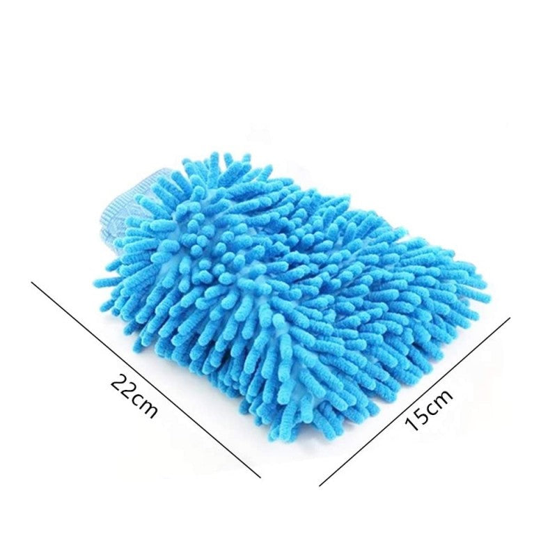 (Pack of 2) Washing Mitt, Micro Fiber Car Wash Glove Duster