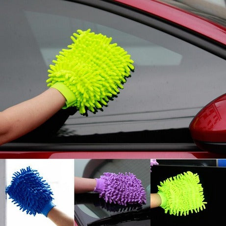 (Pack of 2) Washing Mitt, Micro Fiber Car Wash Glove Duster