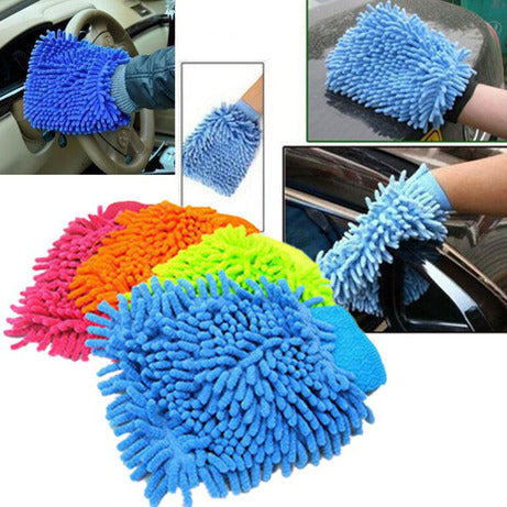(Pack of 2) Washing Mitt, Micro Fiber Car Wash Glove Duster