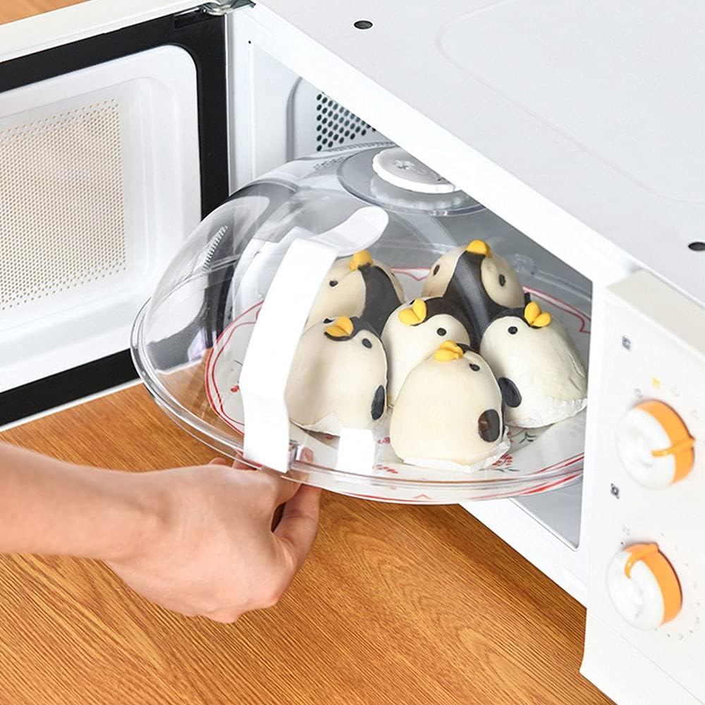 Microwave Food Cover, Anti-Splash Microwave Cover with Handle