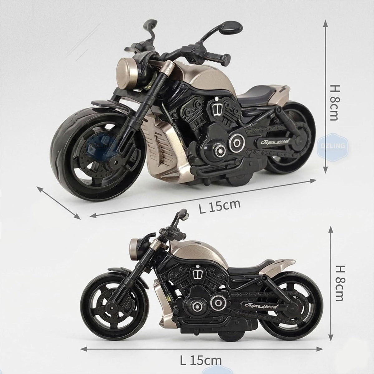 Mini Sports Bike Toy for Kids | Friction Powered Motorcycle Model Toy Bike, Motorcycle Model showpiece for Boys