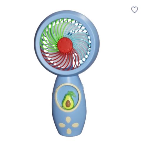 Mini Handheld USB Rechargeable Fan with Cute Fruit Design