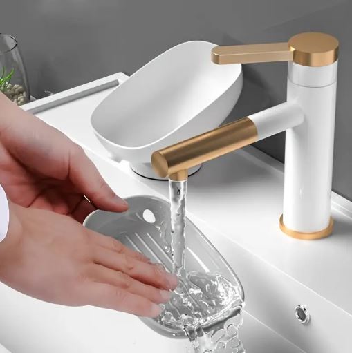 Bathroom Light Luxury Movable Soap Box