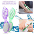 4 In 1 Multi-Use Pedicure Scrubber (Cleanse, Scrub, File And Buff) Pedicure Tool