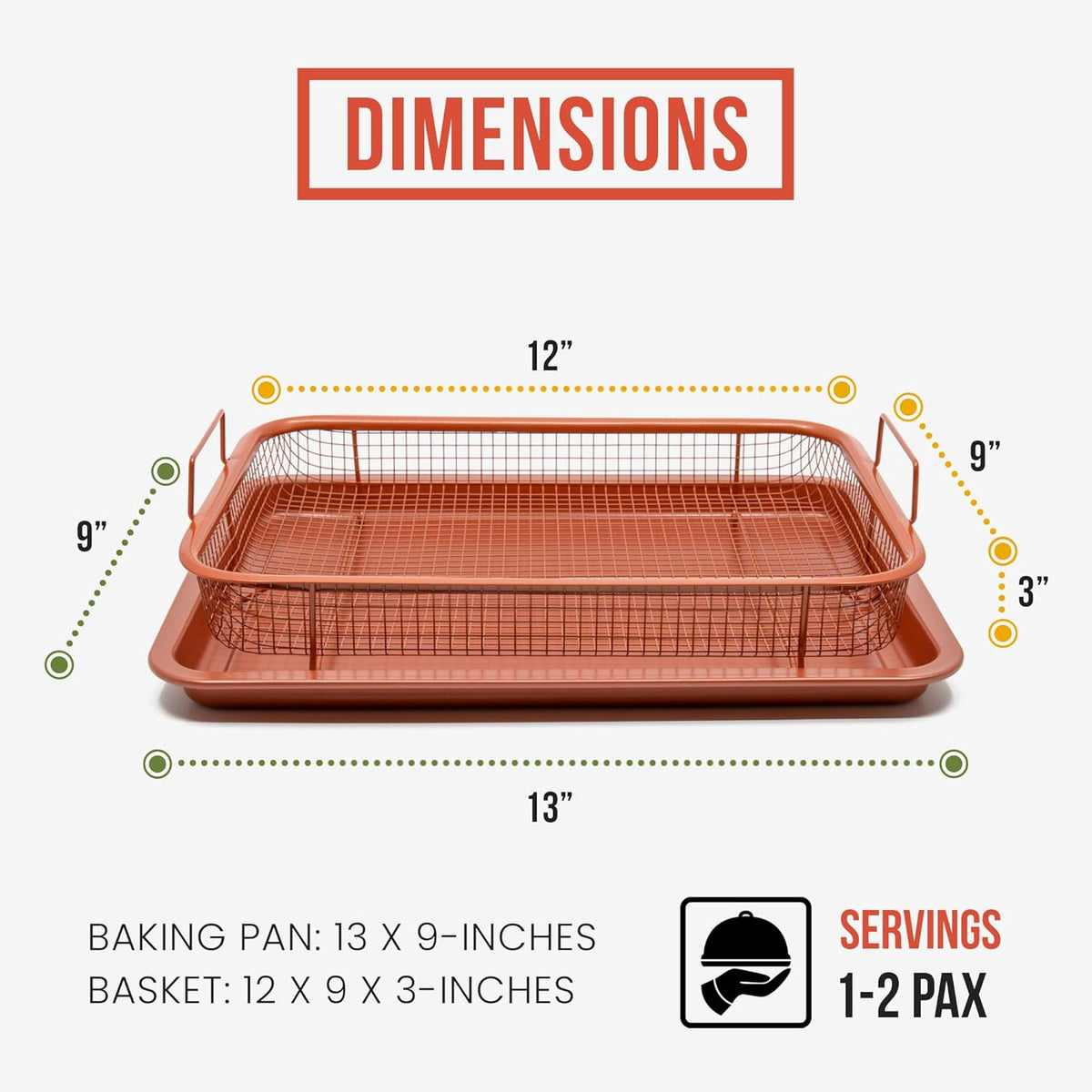 Air Fryer Tray for Oven, Oven Air Fryer Basket and Tray, Air Fryer Basket with Tray for Oven