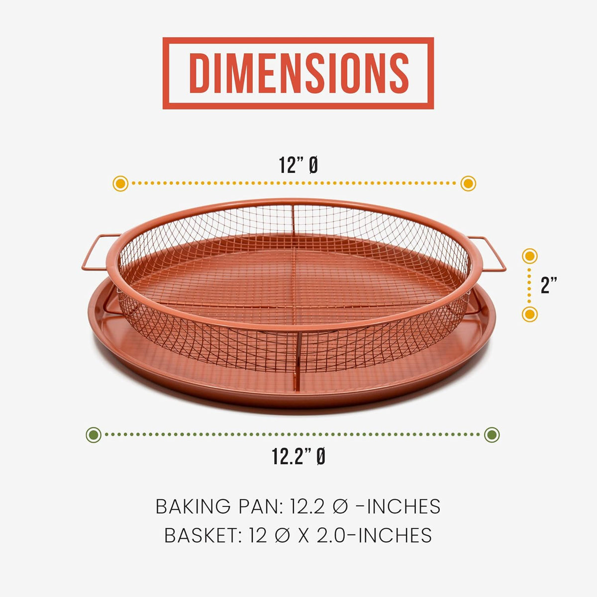 Air Fryer Tray for Oven, Oven Air Fryer Basket and Tray, Air Fryer Basket with Tray for Oven