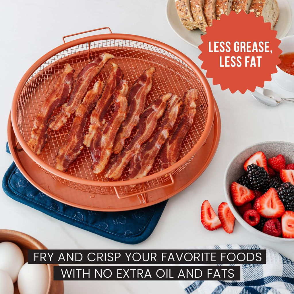 Air Fryer Tray for Oven, Oven Air Fryer Basket and Tray, Air Fryer Basket with Tray for Oven