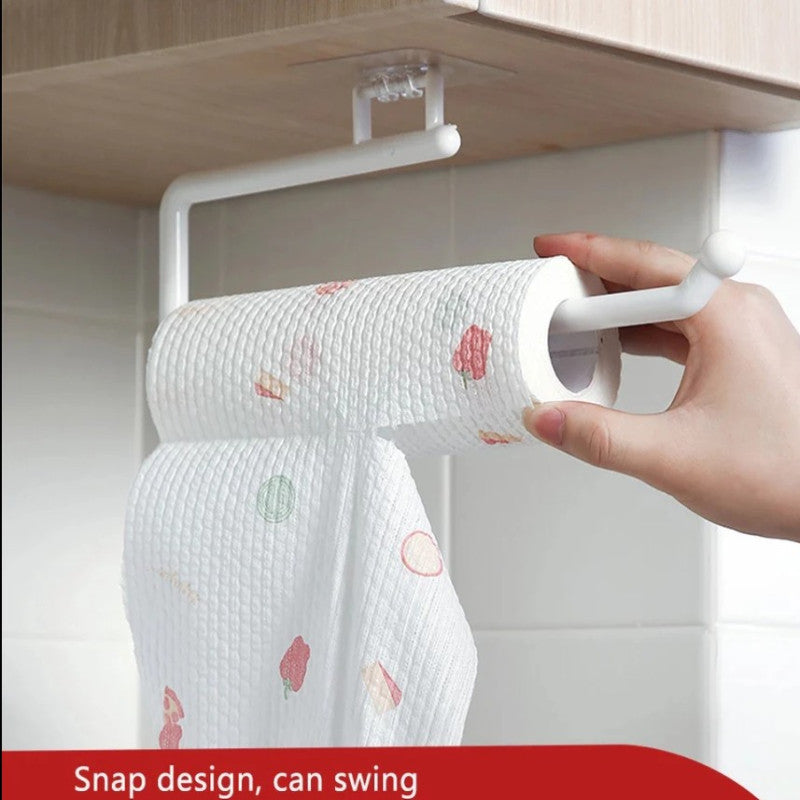 Paper Towel Holder Wall Mount Paper Towel Rack Self Adhesive Under Cabinet Paper Towel Holder 11.2 Inch Toilet Paper Holder for Kitchen Bathroom Cabinets