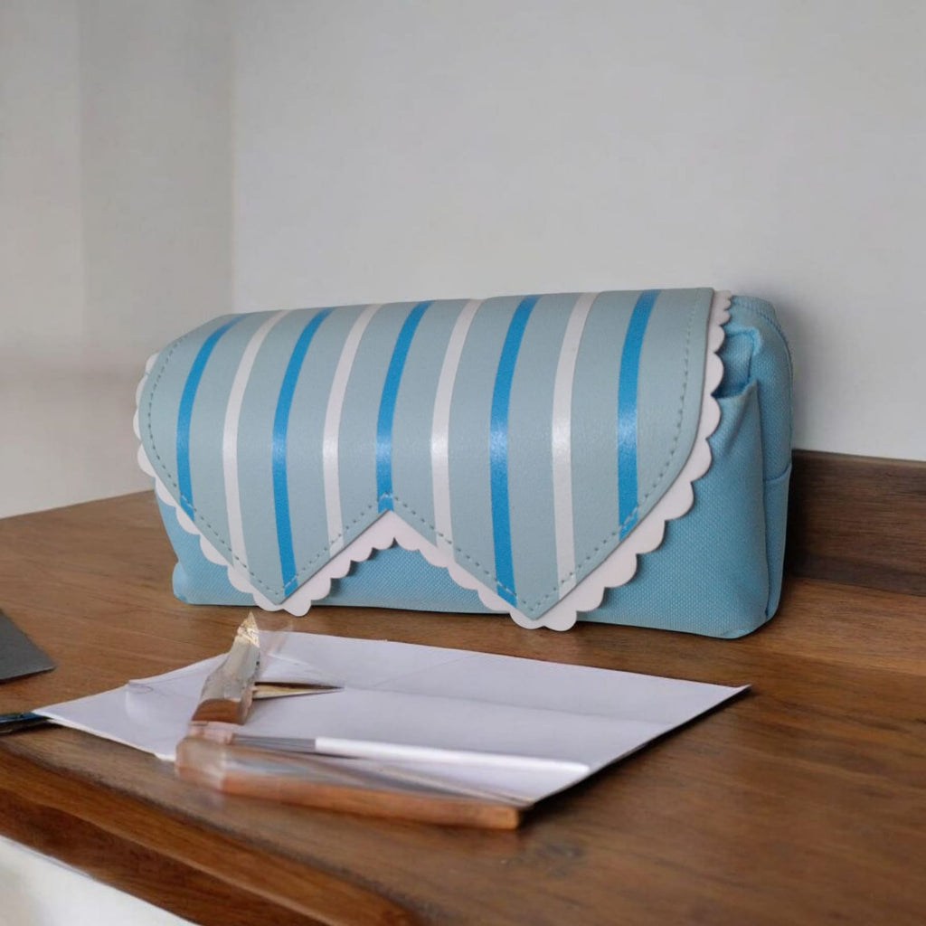 Stylish Stationery Pouch, Cosmetic Pouch Bag, Compact Zipper Pen/Pencil Bag